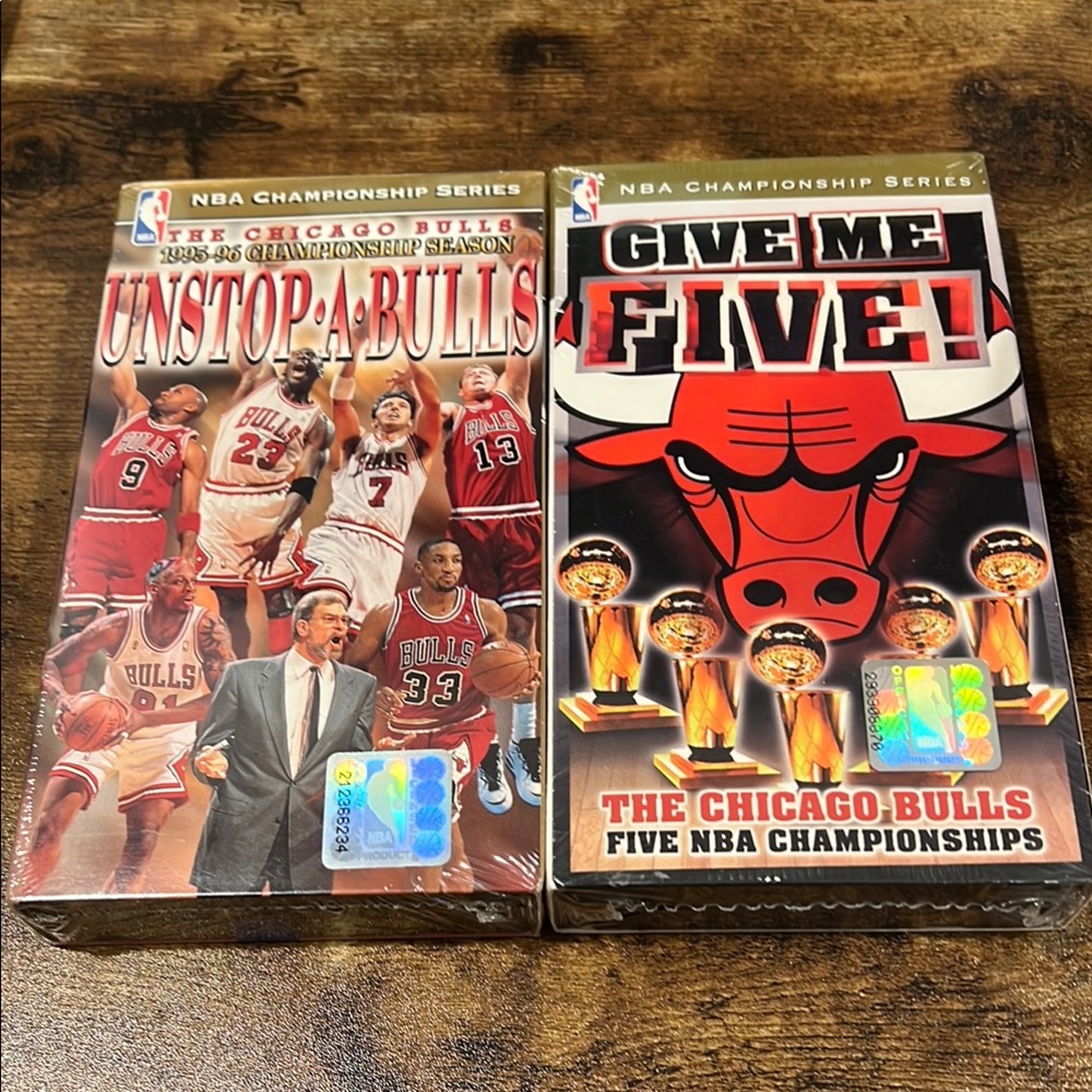 NBA Championship Series VHS TAPES. Both unopened.